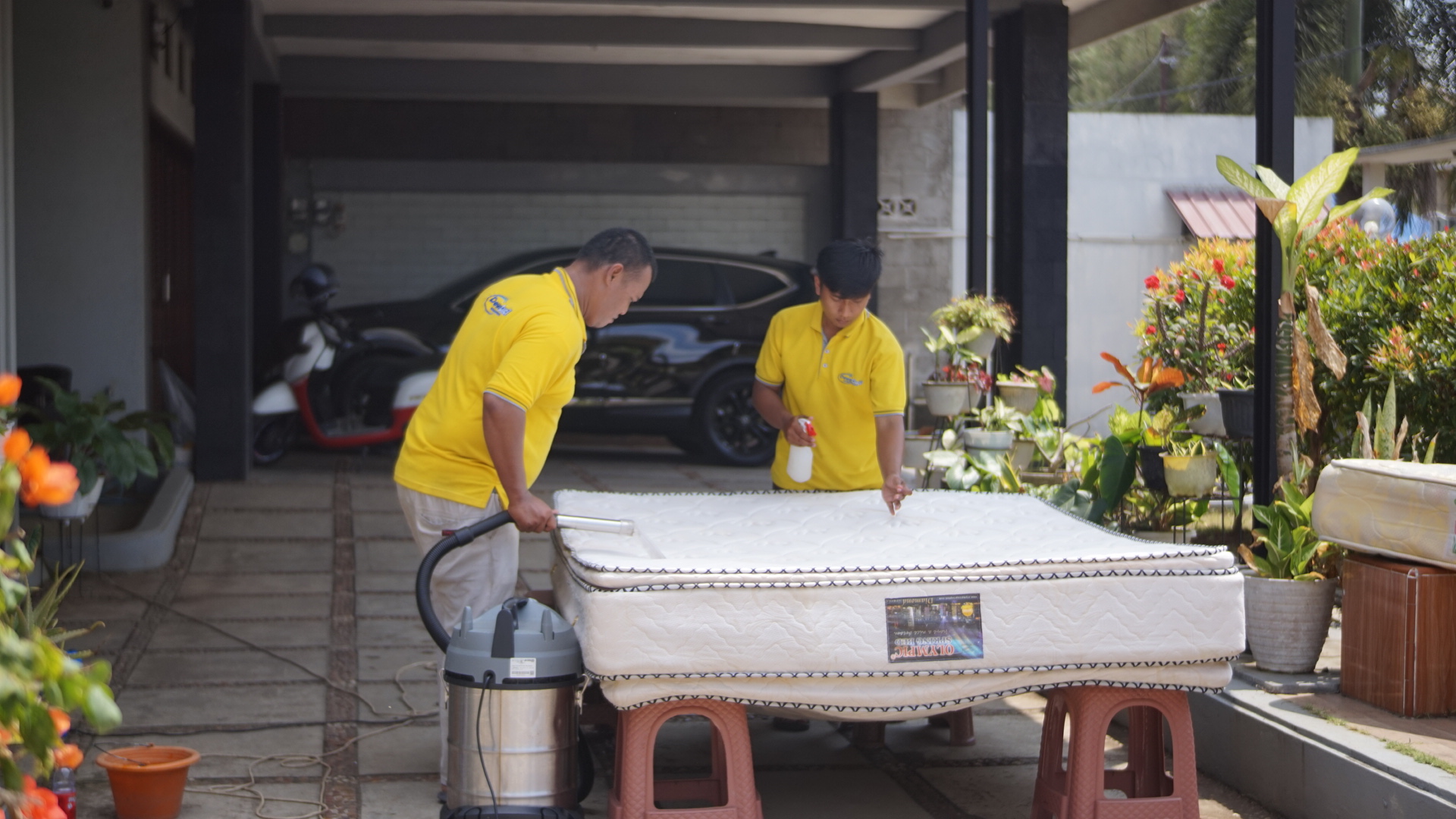 Cuci Springbed
